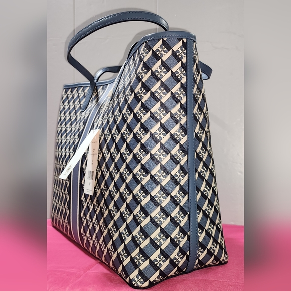 Tory Burch Geo Logo Tote Bag - Picture 5 of 10